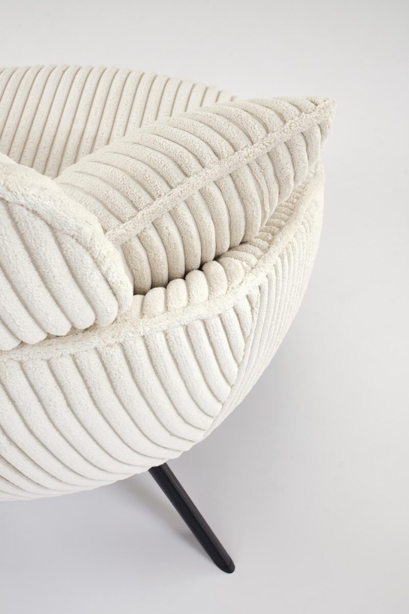 Kääntyvä nojatuoli MERRIN 2, kermaansävyinen