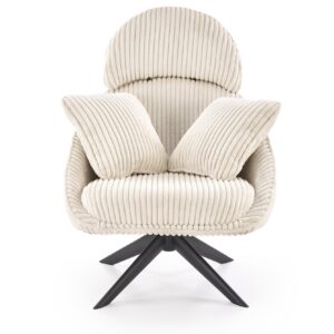 Kääntyvä nojatuoli MERRIN 2, kermaansävyinen