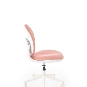 Toimistotuoli ORION, valkoinen / vaaleanpunainen