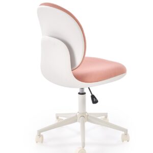 Toimistotuoli ORION, valkoinen / vaaleanpunainen