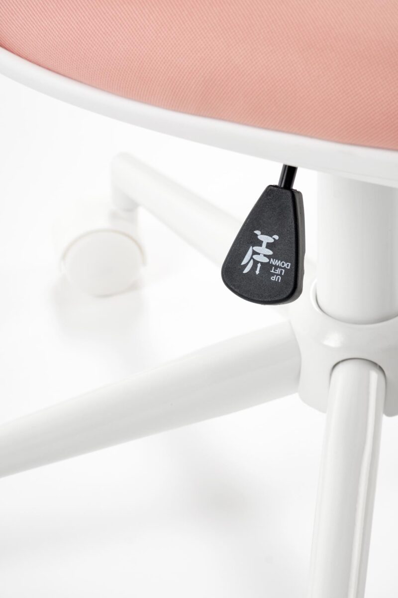 Toimistotuoli ORION, valkoinen / vaaleanpunainen