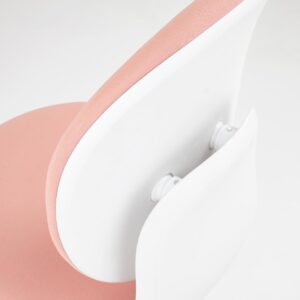 Toimistotuoli ORION, valkoinen / vaaleanpunainen