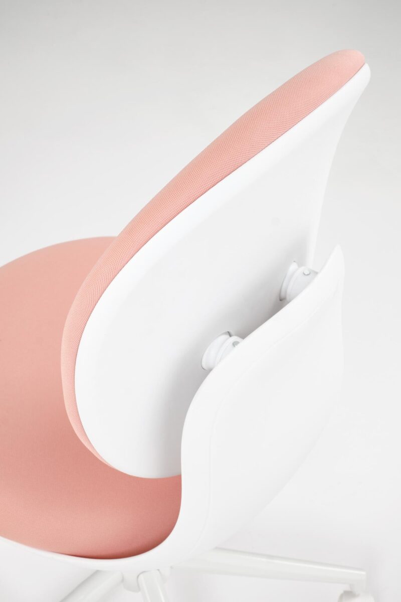 Toimistotuoli ORION, valkoinen / vaaleanpunainen