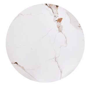 Kahvitablet BELRIA, pähkinä / valkoinen marmori