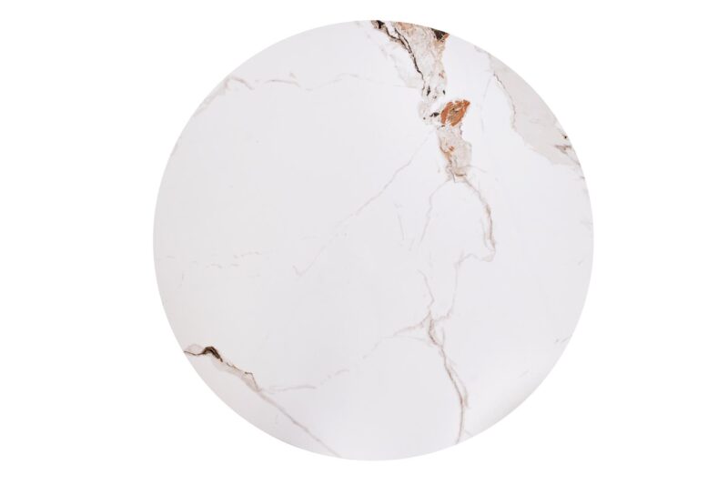 Kahvitablet BELRIA, pähkinä / valkoinen marmori