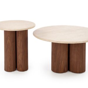 Kahvitalo DOROTEA S, travertiini / pähkinä