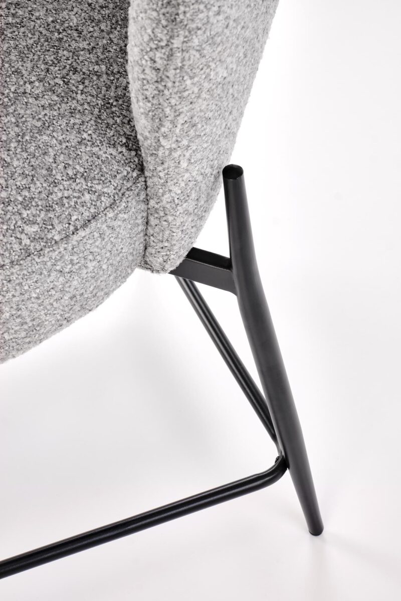 Baarituoli ASHLA, harmaa