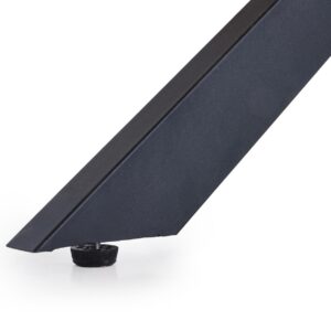 Pidennettävä ruokapöytä LORVEN, luonnollinen / musta