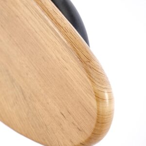 Ruokapöytäsetti DICKY, pöytä + 4 tuolia / luonnollinen / musta / harmaa