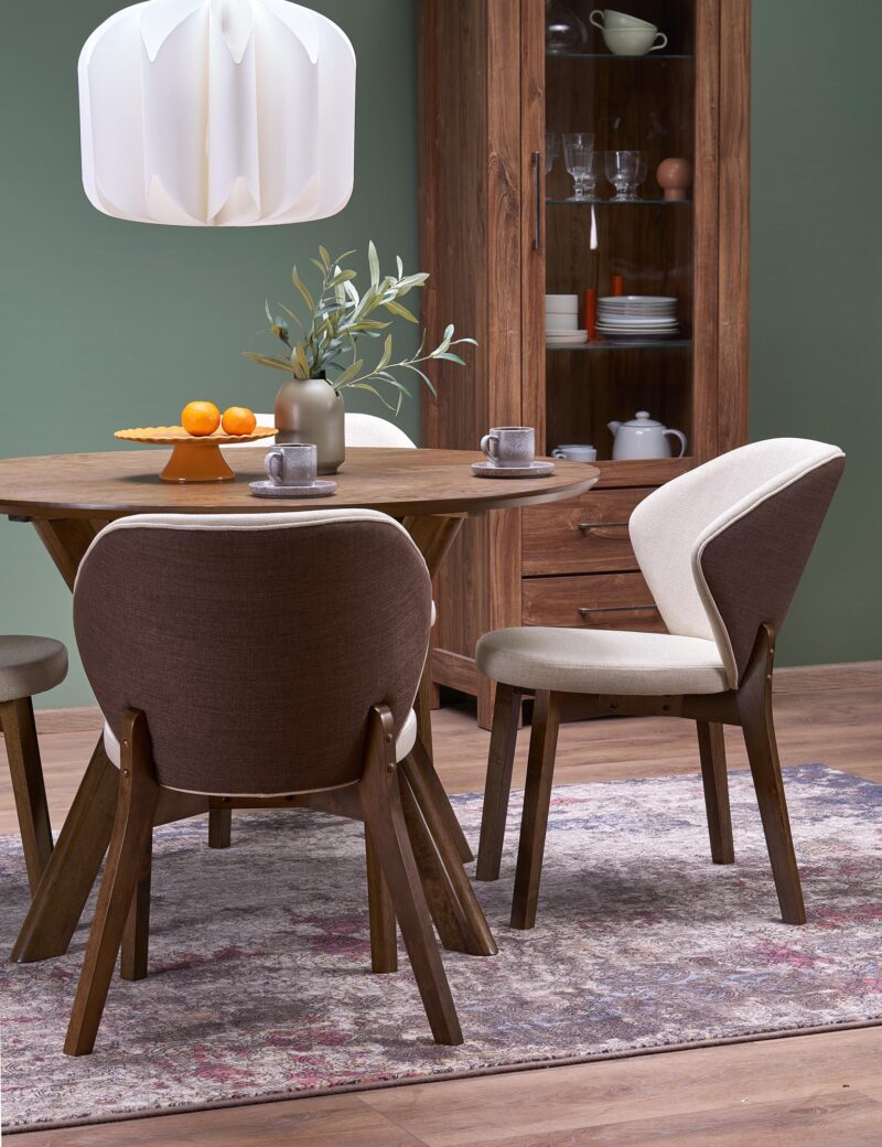 Pyöreä Ruokapöytä RUPLIN, pähkinäpuu