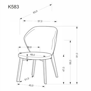 Työkalu BOSTONIA, jalava / ruskea / beige