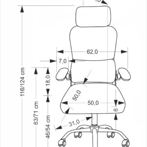 Toimistotuoli SOREN, musta