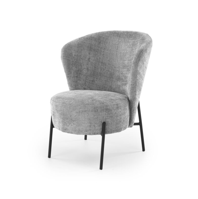 Nojatuoli CALVIERA, harmaa.