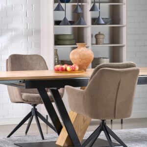 Käännettävä tuoli VALEN, ruskea