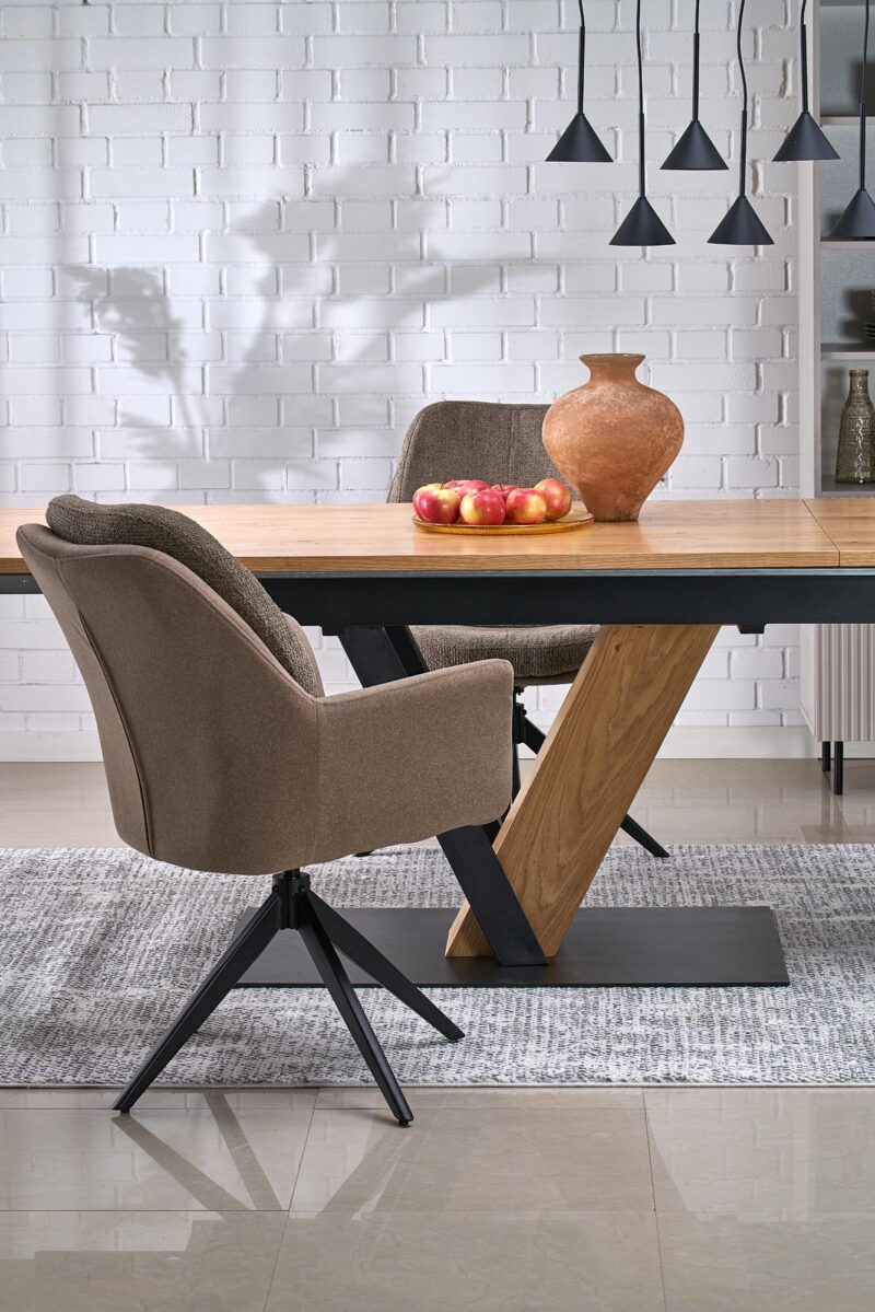 Käännettävä tuoli VALEN, ruskea