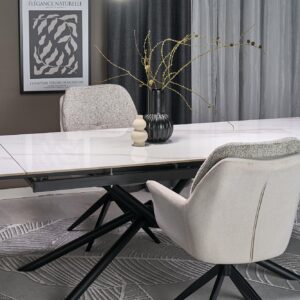 Käännöspöytä RILEY, vaaleansininen