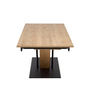 Säädettävä ruokapöytä FANIS, luonnollinen / musta