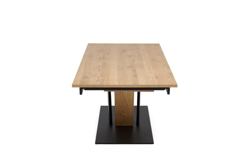 Säädettävä ruokapöytä FANIS, luonnollinen / musta