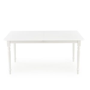 Pituettava ruokapöytä NELMAR, valkoinen