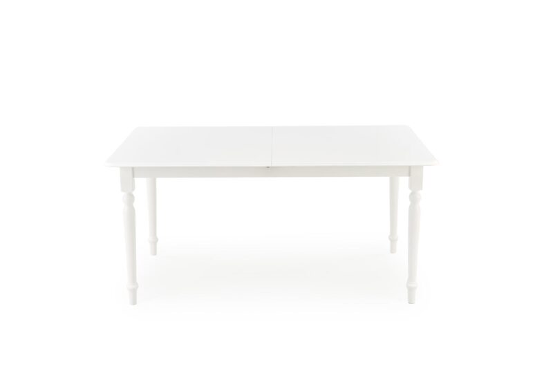 Pituettava ruokapöytä NELMAR, valkoinen