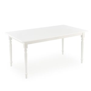 Pituettava ruokapöytä NELMAR, valkoinen