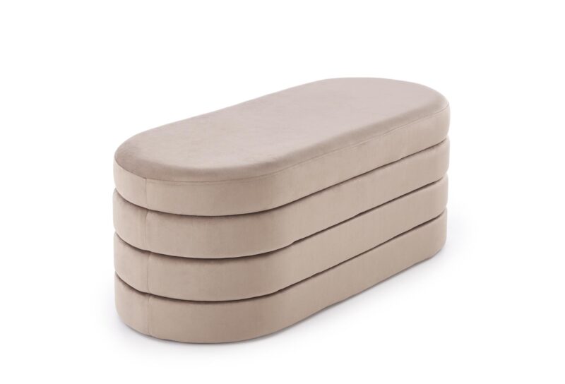 CALPI istuinpenkki säilytysominaisuudella, beige