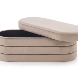 CALPI istuinpenkki säilytysominaisuudella, beige