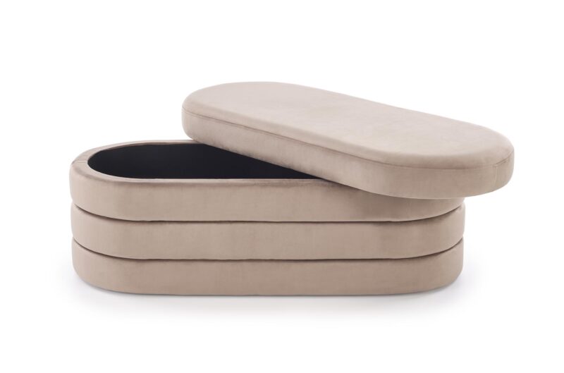 CALPI istuinpenkki säilytysominaisuudella, beige