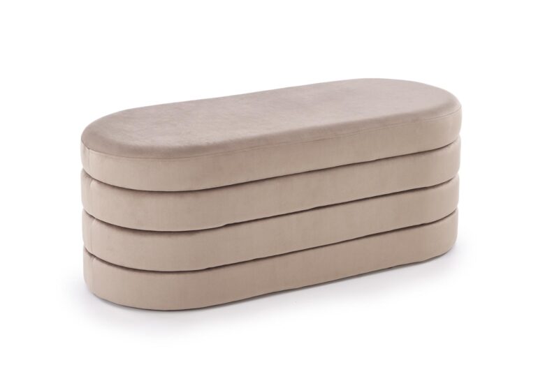 CALPI istuinpenkki säilytysominaisuudella, beige