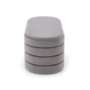 CALPI istuinos, jossa on säilytystila, harmaa