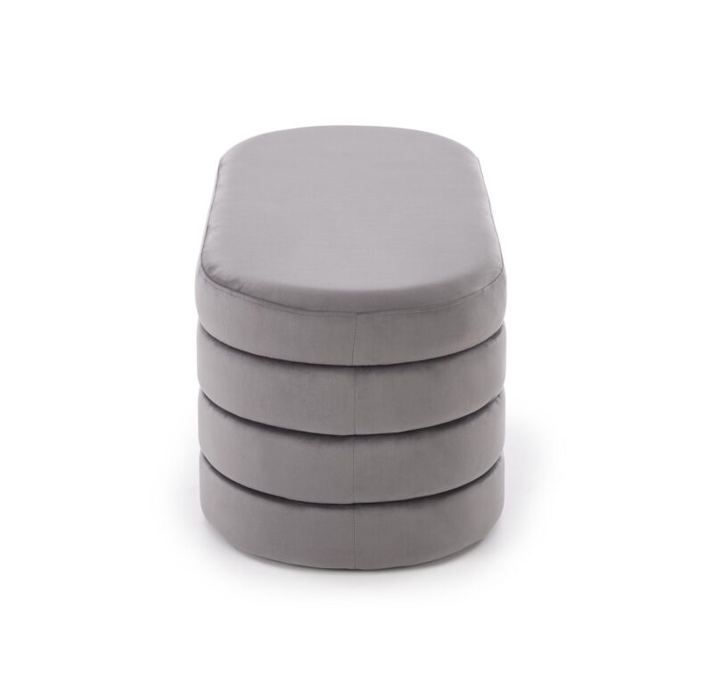 CALPI istuinos, jossa on säilytystila, harmaa