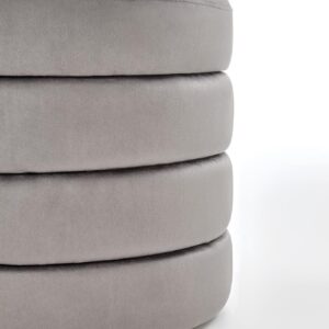 CALPI istuinos, jossa on säilytystila, harmaa