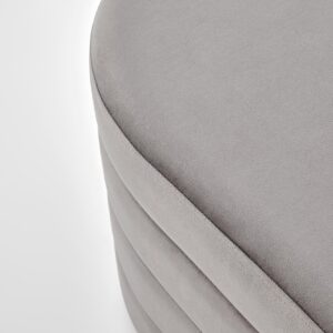 CALPI istuinos, jossa on säilytystila, harmaa