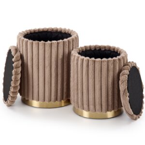 Sohvapöytäsetti FIDO / cappuccino / kulta