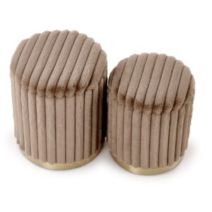 Sohvapöytäsetti FIDO / cappuccino / kulta