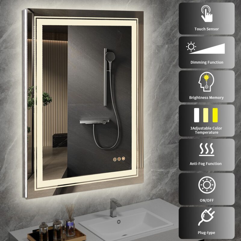 Seinäpeili VERO, hopea