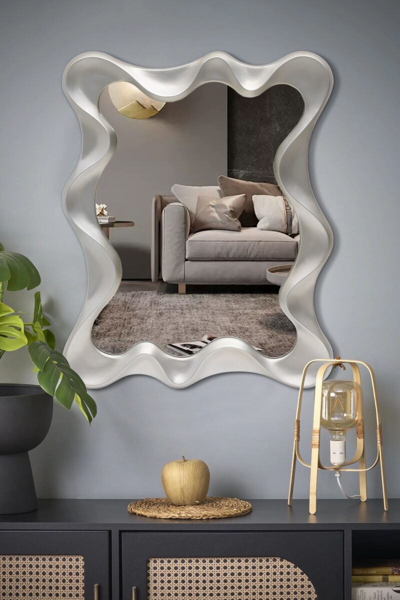 Seinäpeili DECO, antiikkhopea