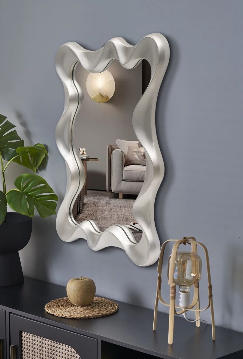 Seinäpeili DECO, antiikkhopea