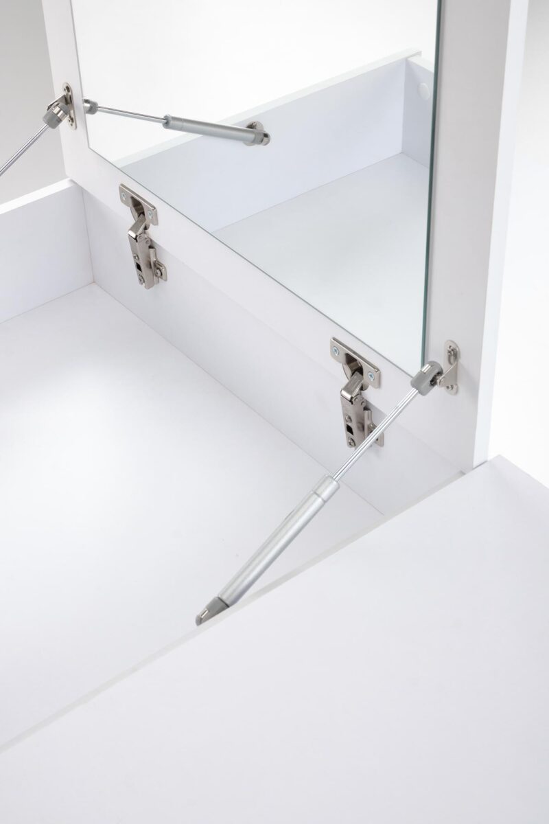 Meikkipöytä MEGARA, valkoinen