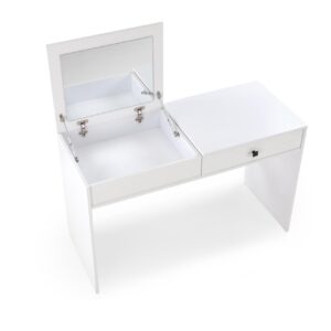 Meikkipöytä MEGARA, valkoinen