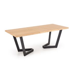 Pidentävä Ruokapöytä MASENO 2, luonnollinen tammi