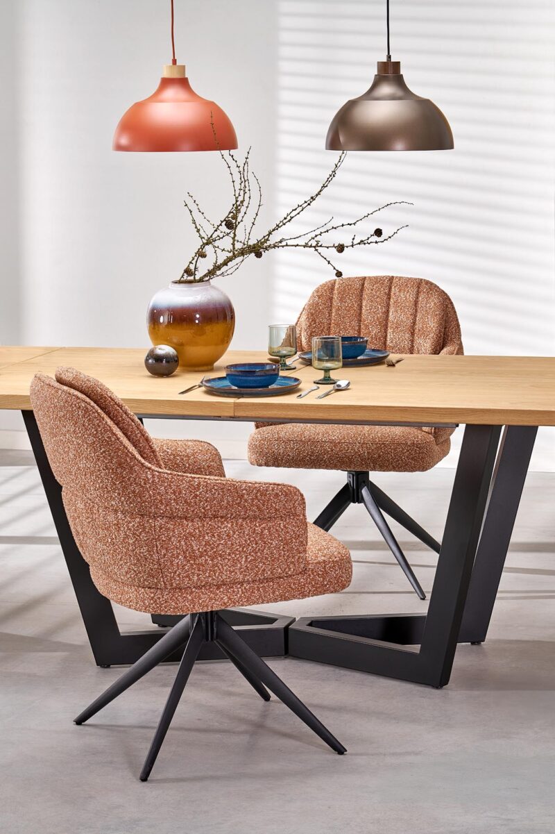 Pidentävä Ruokapöytä MASENO 2, luonnollinen tammi