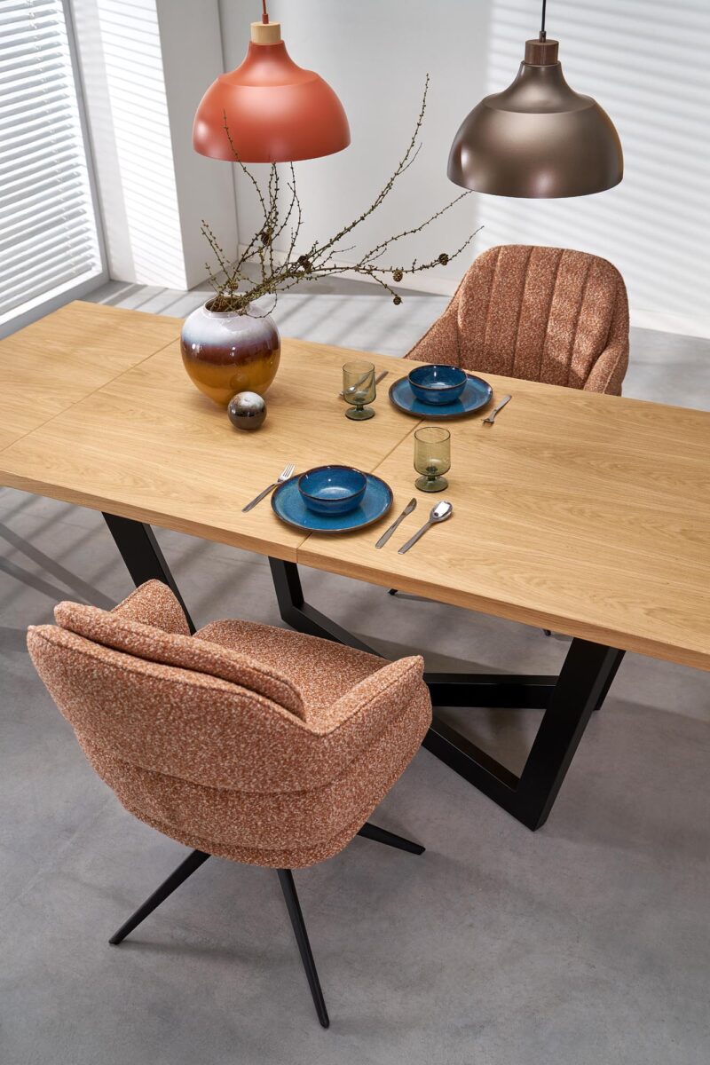 Pidentävä Ruokapöytä MASENO 2, luonnollinen tammi