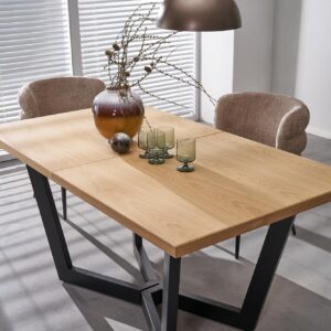 Pidentävä Ruokapöytä MASENO 2, luonnollinen tammi