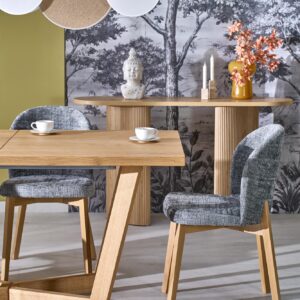 Pidennettävä ruokapöytä MASENO 3, luonnon tammesta