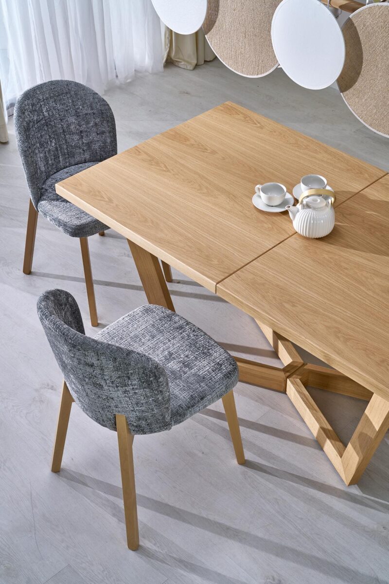 Pidennettävä ruokapöytä MASENO 3, luonnon tammesta