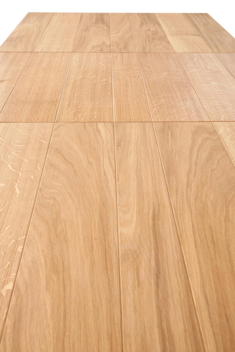 Pidentävä ruokapöytä FIERON, luonnon tammi / musta