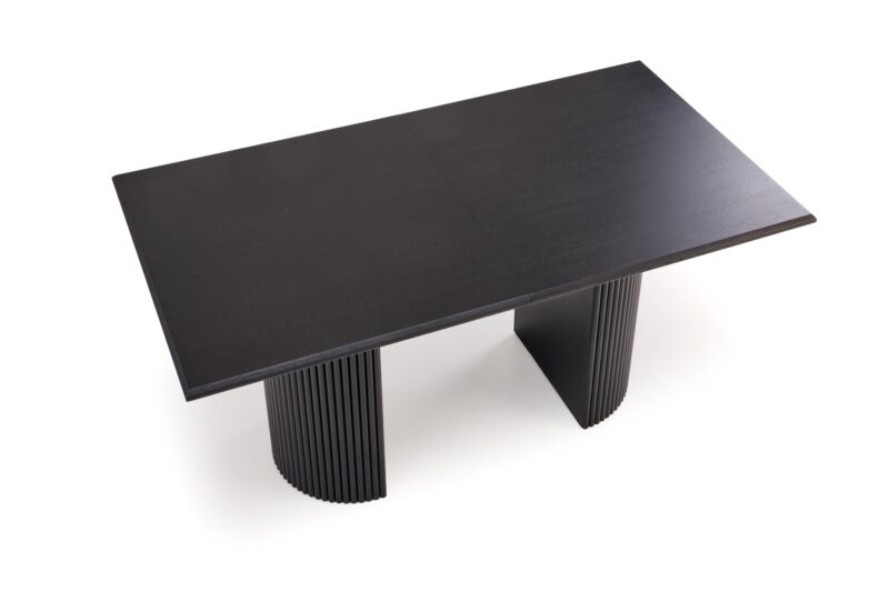 Pidentävä ruokapöytä BOLVION, musta / musta