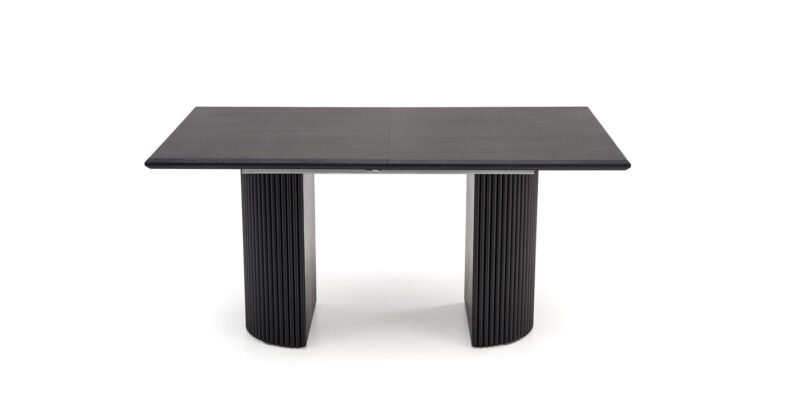 Pidentävä ruokapöytä BOLVION, musta / musta