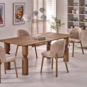 Laajennettava ruokapöytä JAPARIO, vaalea pähkinä